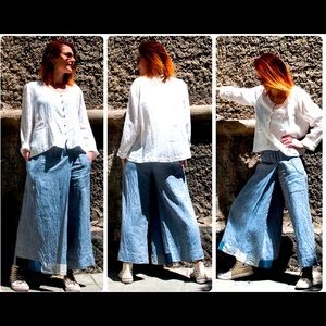 Skirt/pants jean. Eastern European designer.